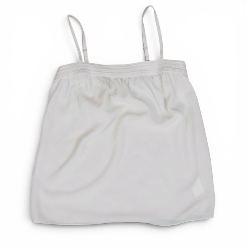 Vince 100% Silk Camisole Ivory Adjustable Strap Tank Top S